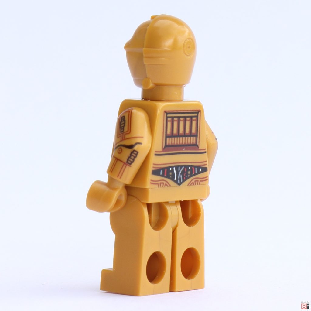 LEGO 75339 - C-3PO, hinten-links | ©Brickzeit