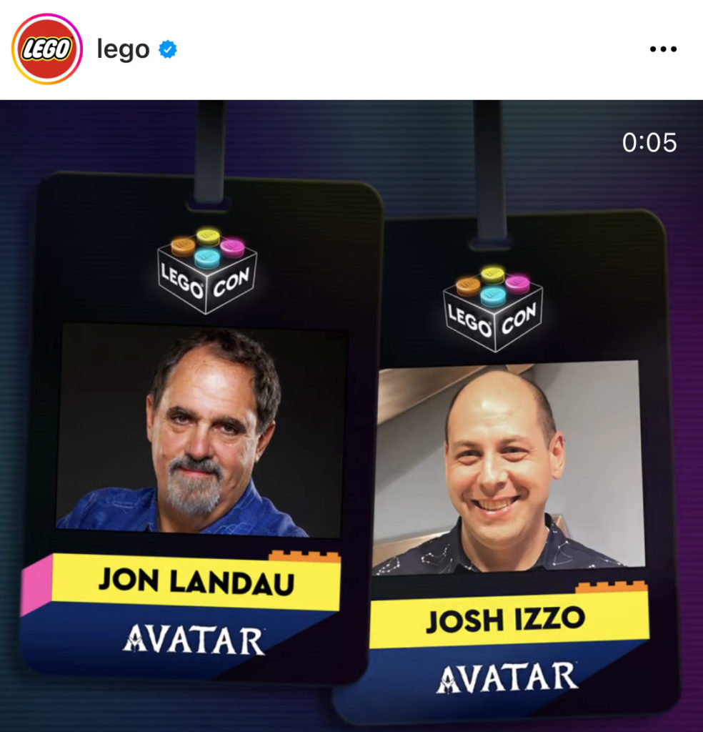 LEGO Avatar - Jon Landau und Josh Izzo als Gäste | ©LEGO Gruppe