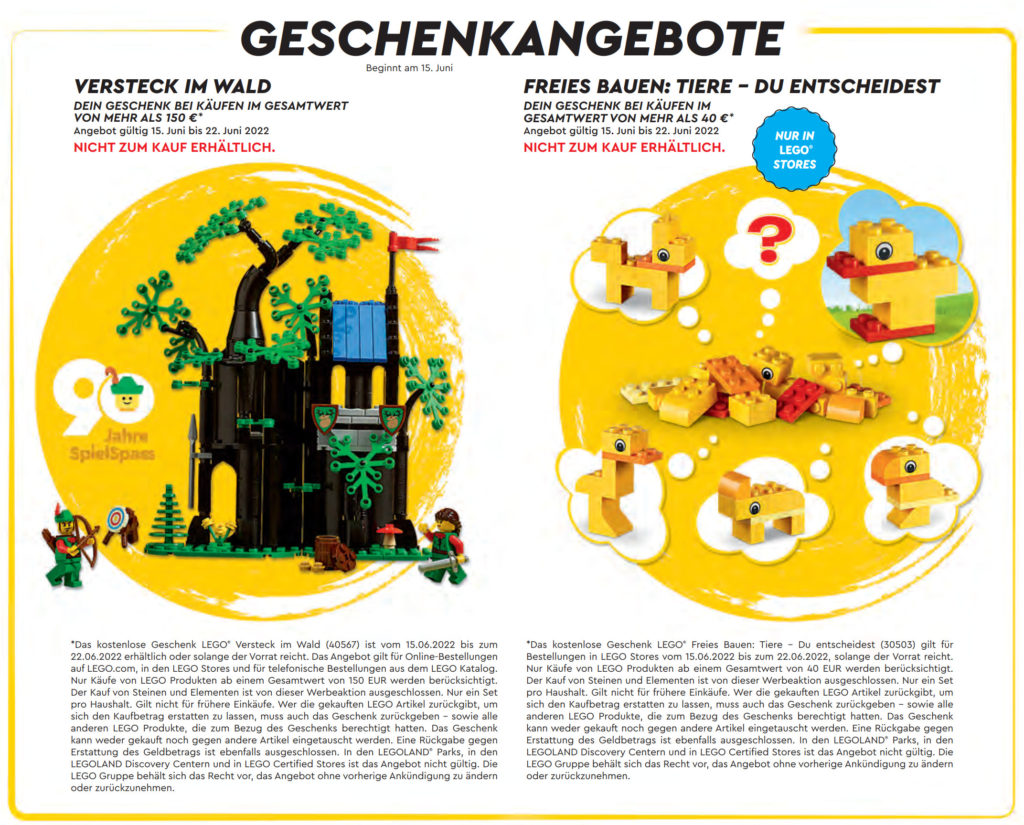 LEGO Sommerkatalog 2022 - Ausschnitt Seite 18
