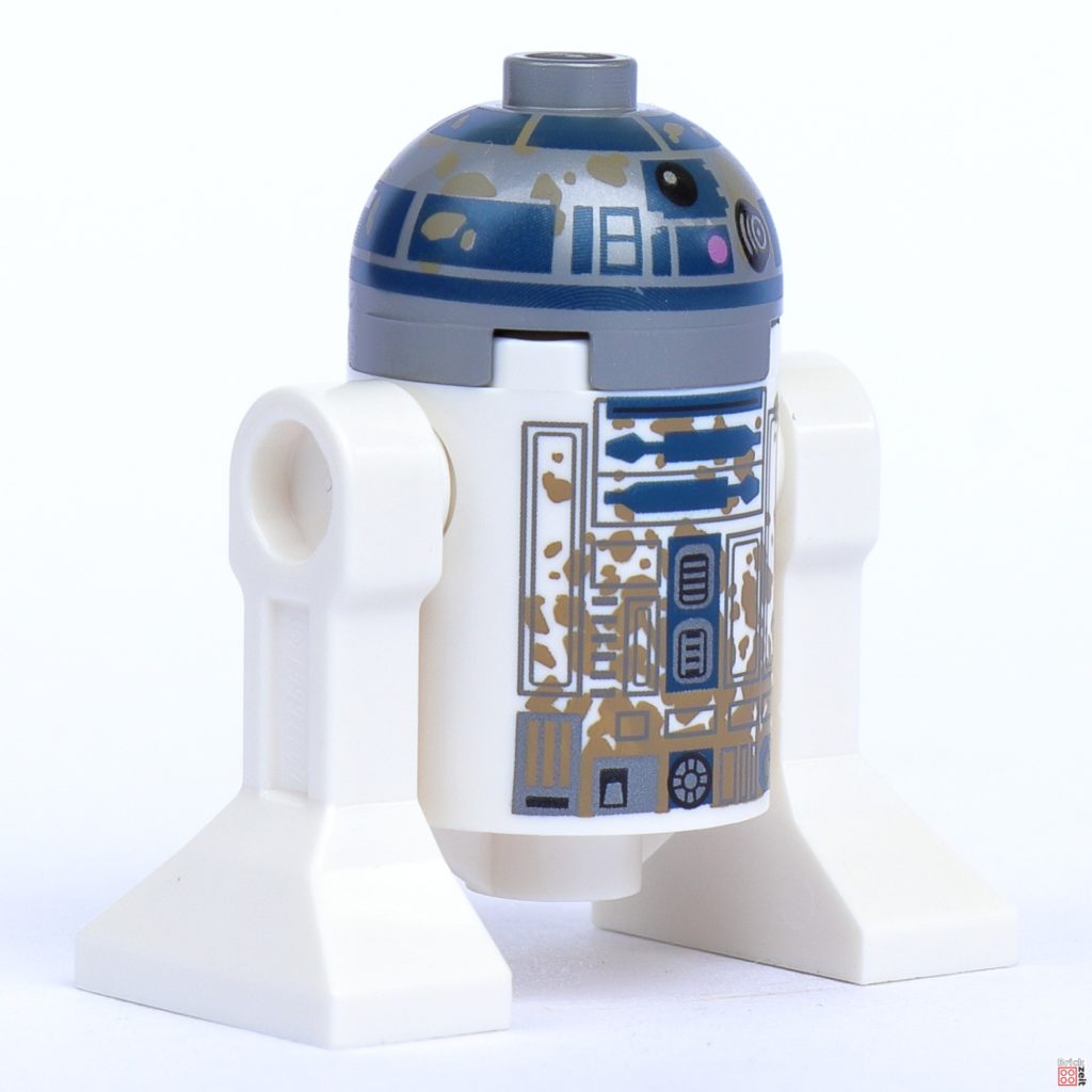 LEGO 75330 - schmutziger R2-D2, vorne-rechts | ©Brickzeit