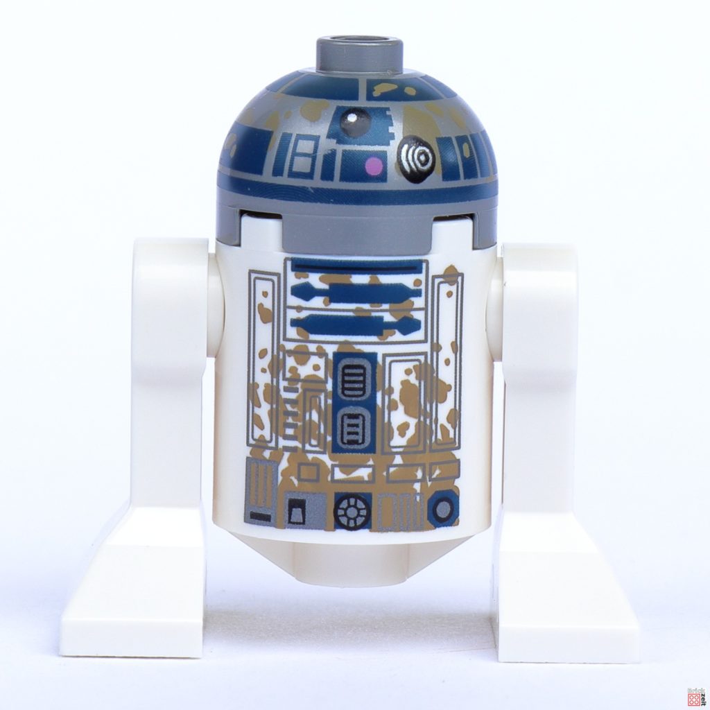 LEGO 75330 - schmutziger R2-D2, Vorderseite | ©Brickzeit