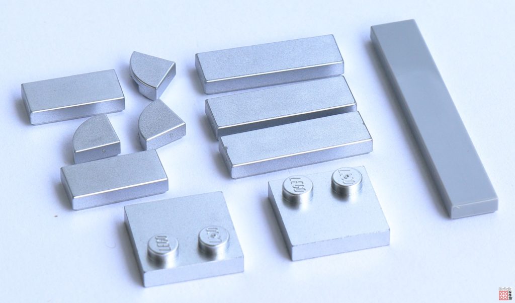 LEGO 76911 silber glänzende Teile | ©Brickzeit