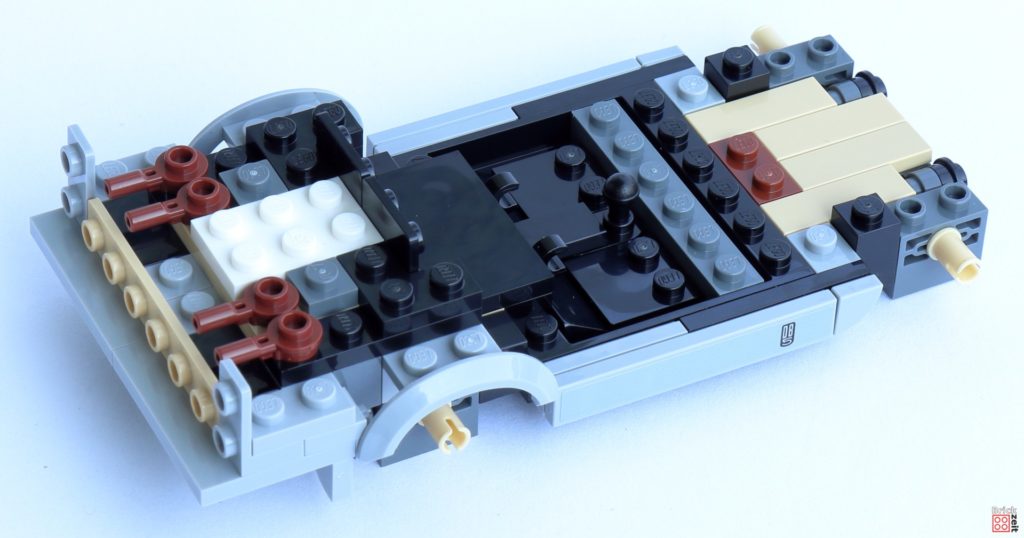 LEGO 76911 hinterer Radkasten und Rückbank | ©Brickzeit