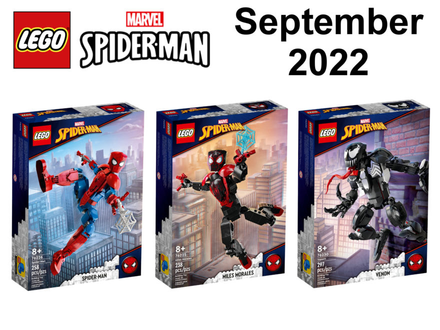 LEGO Spider-Man Figuren ab 1. September 2022 verfügbar