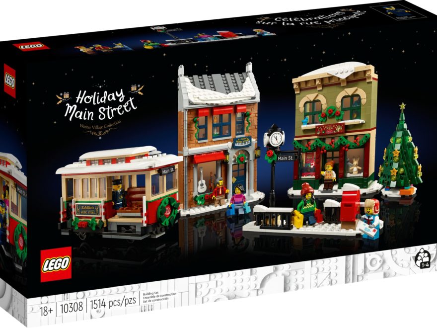 LEGO ICONS 10308 Weihnachtlich geschmückte Hauptstraße | ©LEGO Gruppe