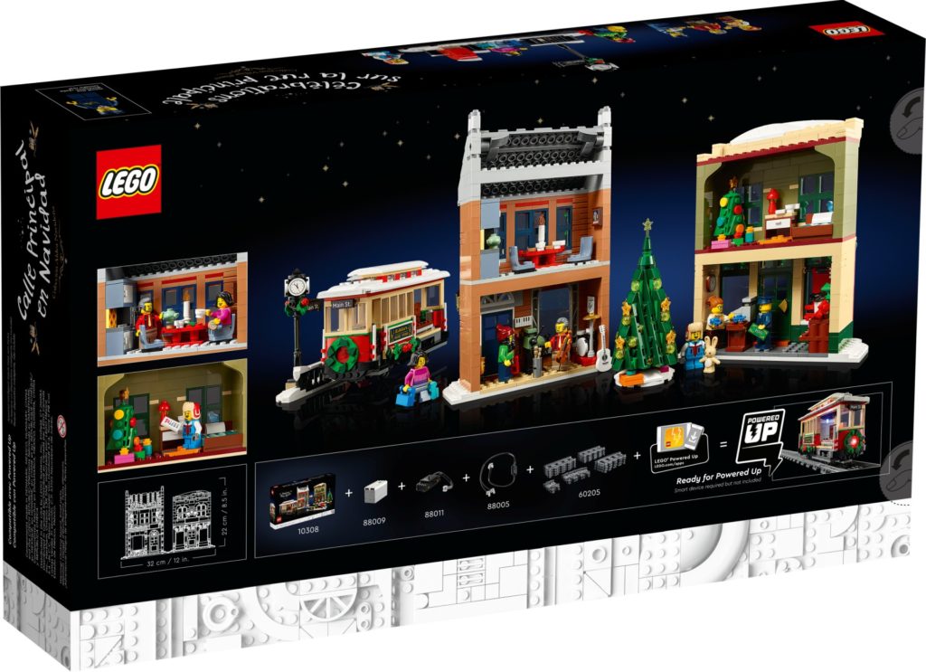 LEGO ICONS 10308 Weihnachtlich geschmückte Hauptstraße | ©LEGO Gruppe
