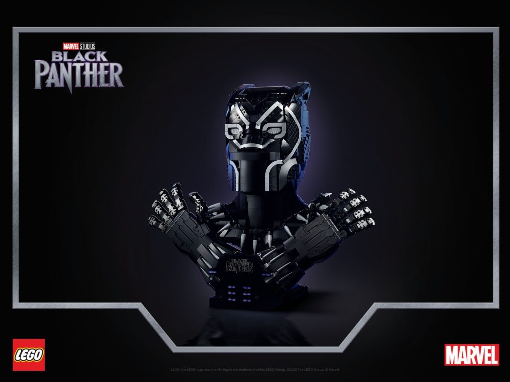 Nummerierter LEGO 5007715 Black Panther Druck