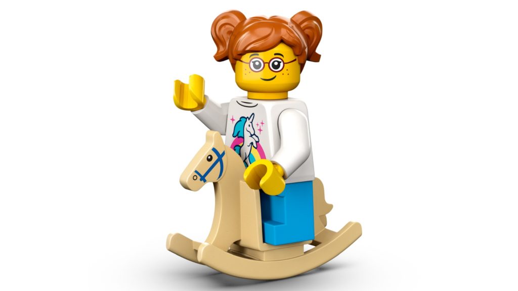 LEGO 71037 - Mädchen mit Schaukelpferd | ©LEGO Gruppe
