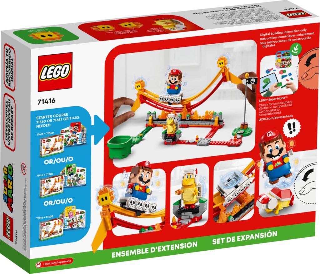 LEGO 71416 Lavawelle-Fahrgeschäft – Erweiterungsset | ©LEGO Gruppe