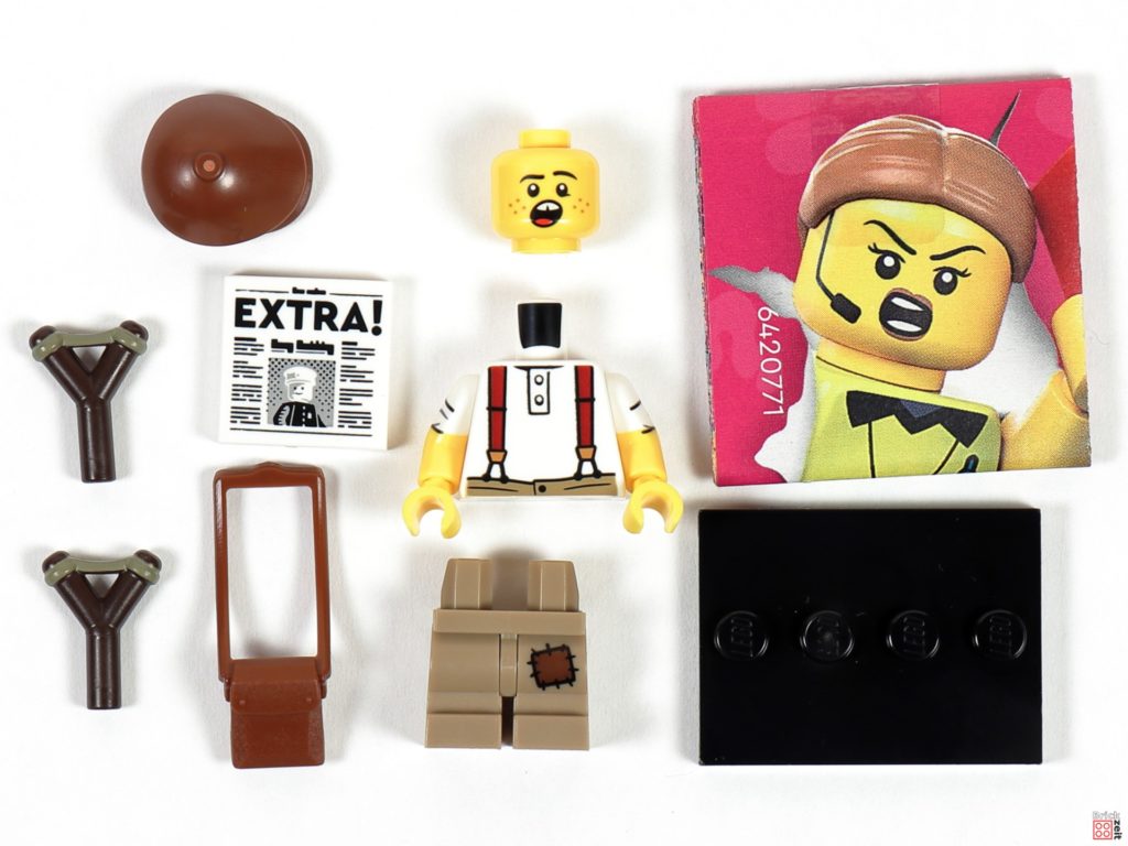 LEGO 71037 - Zeitungsjunge, Einzelteile | ©Brickzeit