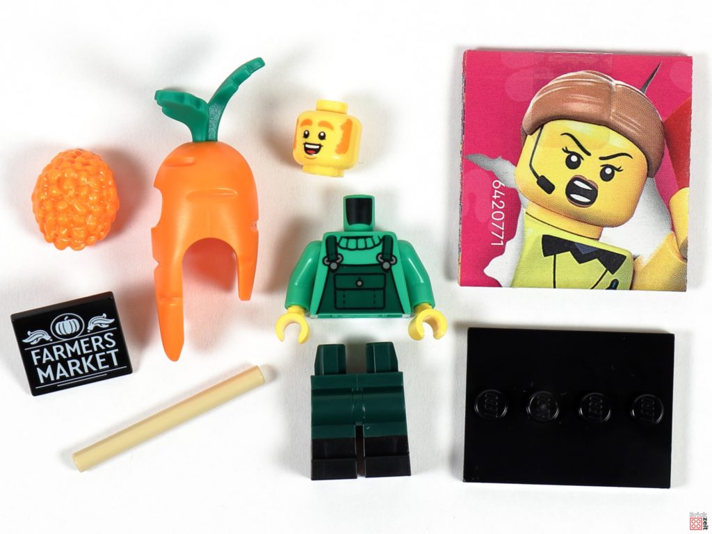LEGO 71037 - Karotten-Maskottchen, Einzelteile | ©Brickzeit