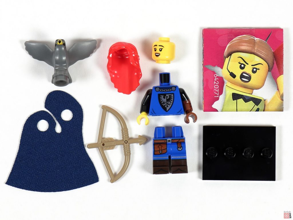 LEGO 71037 - Falknerin, Einzelteile | ©Brickzeit