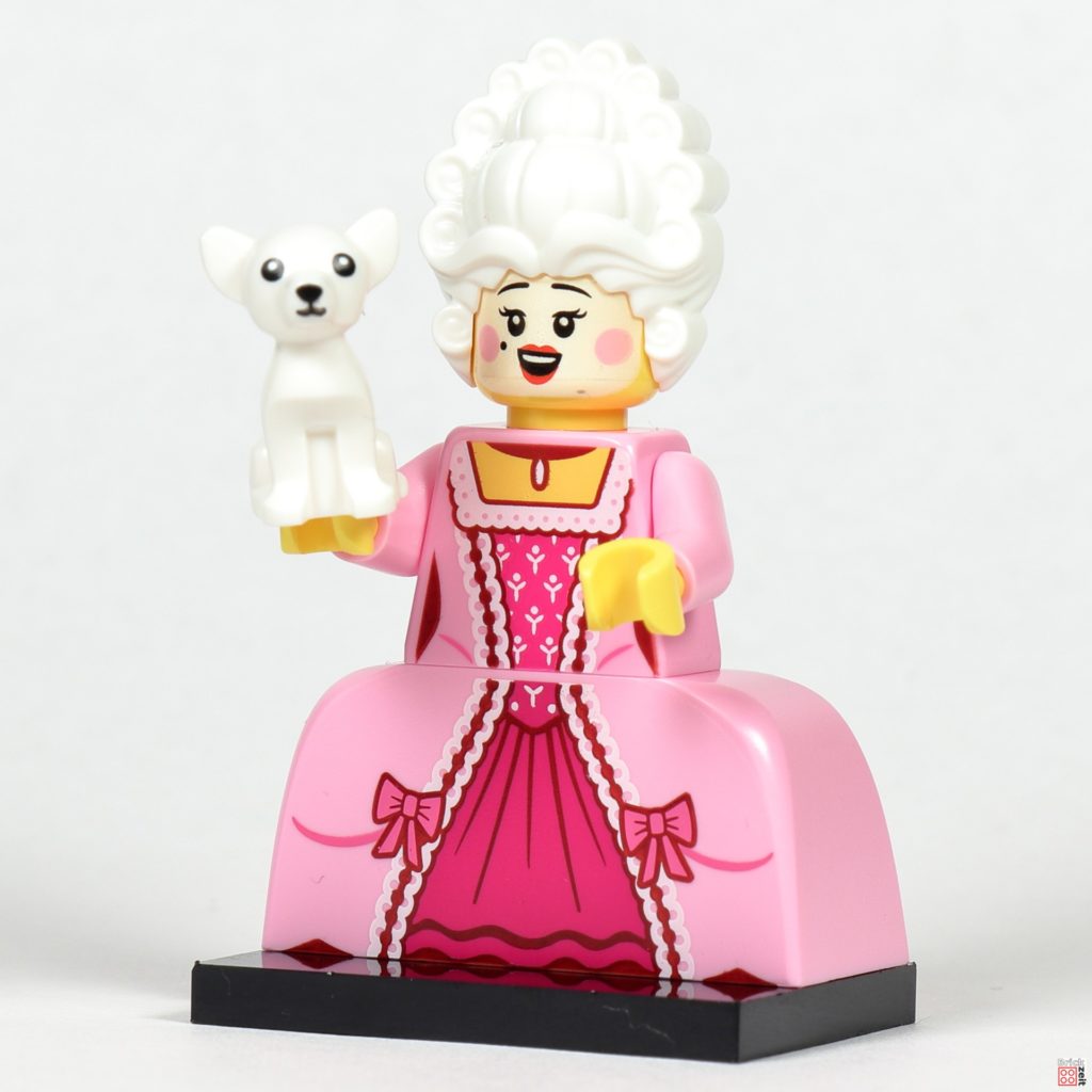 LEGO 71037 - Rokoko-Gräfin mit Hündchen | ©Brickzeit