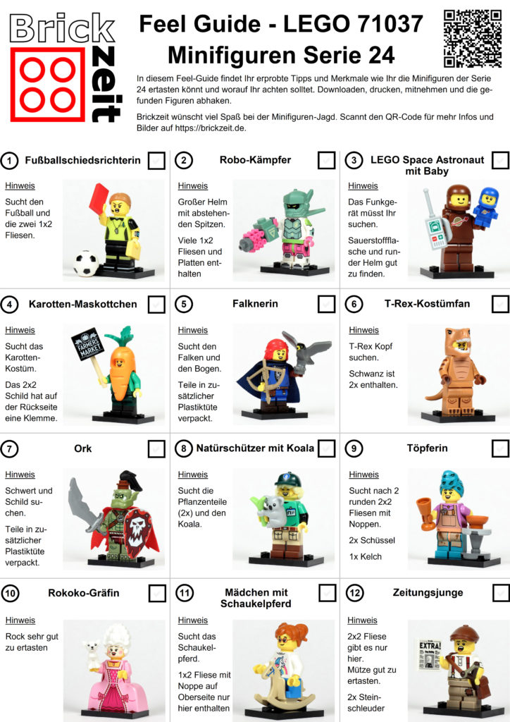 Feel Guide - LEGO 71037 Minifiguren Serie 24, Seite 2 | ©Brickzeit