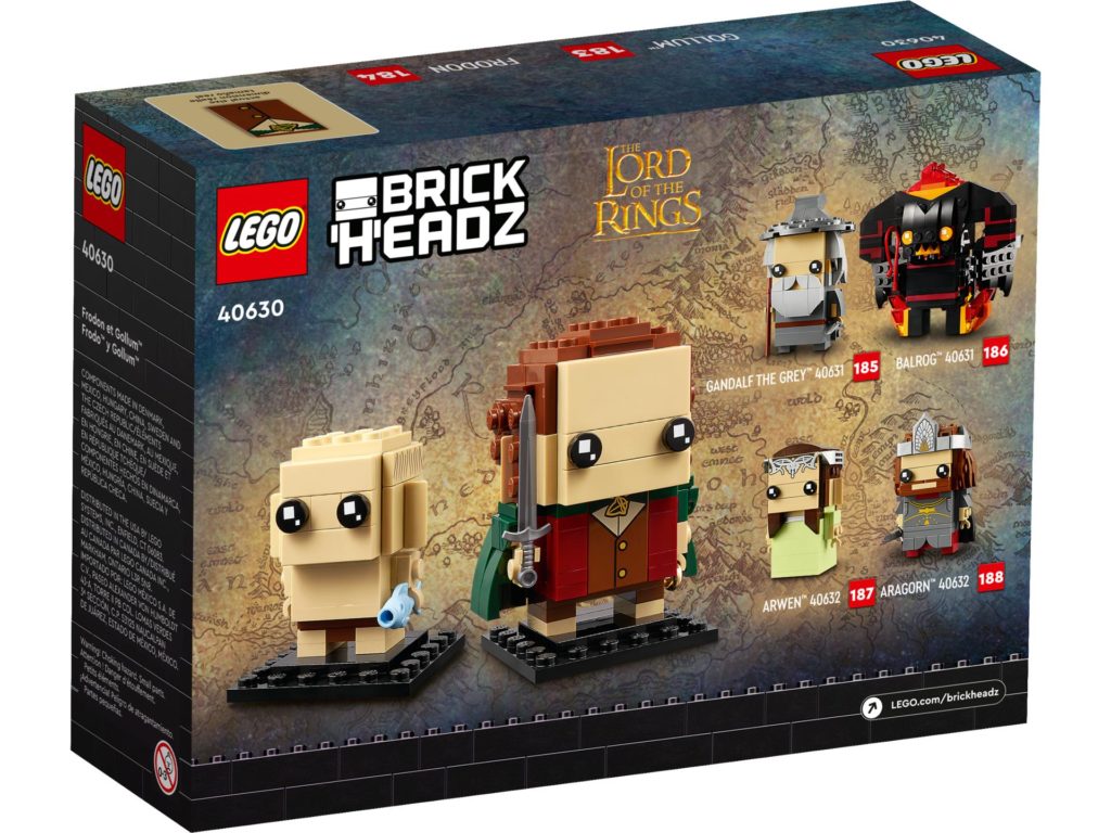 LEGO BrickHeadz 40630 Frodo und Gollum | ©LEGO Gruppe