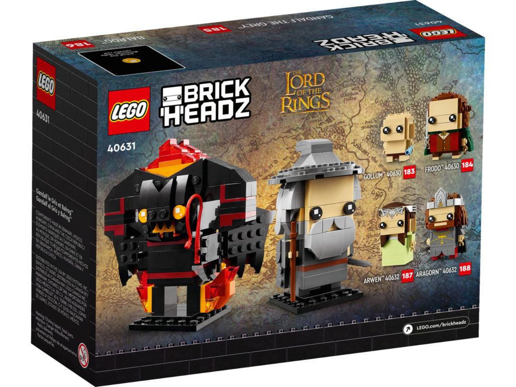 LEGO BrickHeadz 40631 Gandalf der Graue und Balrog | ©LEGO Gruppe