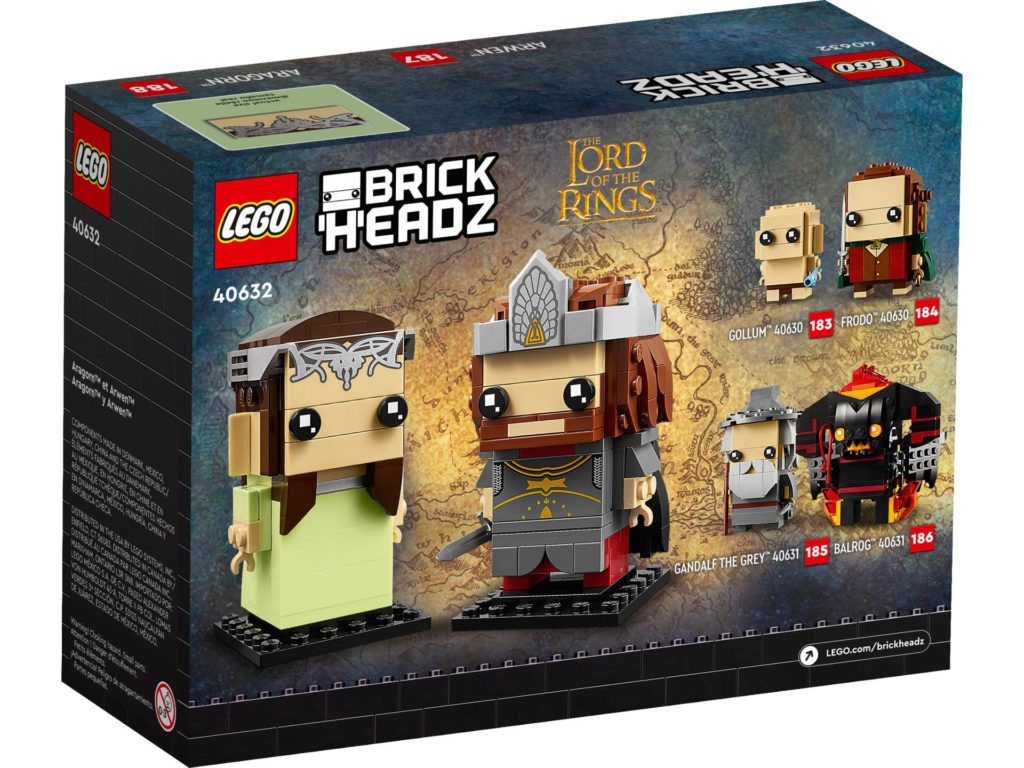 LEGO BrickHeadz 40632 Aragorn und Arwen | ©LEGO Gruppe
