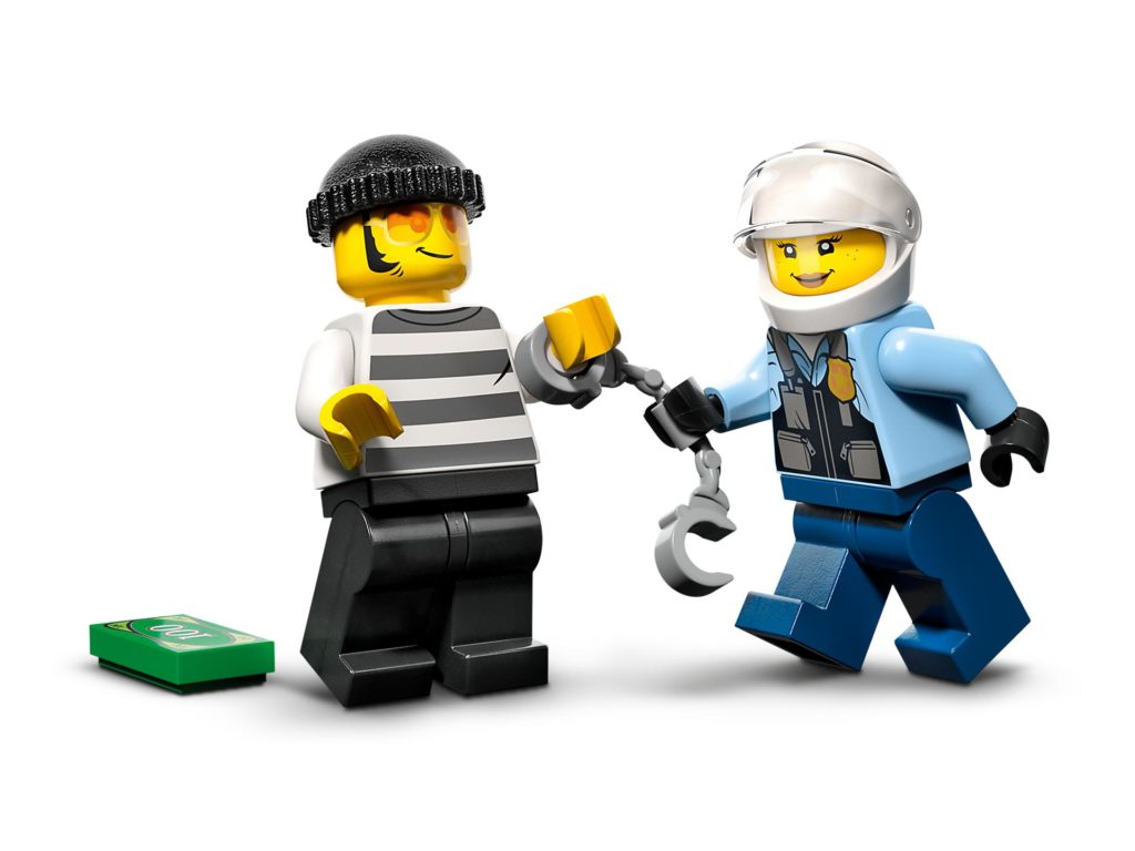 LEGO City 60392 Verfolgungsjagd mit dem Polizeimotorrad | ©LEGO Gruppe