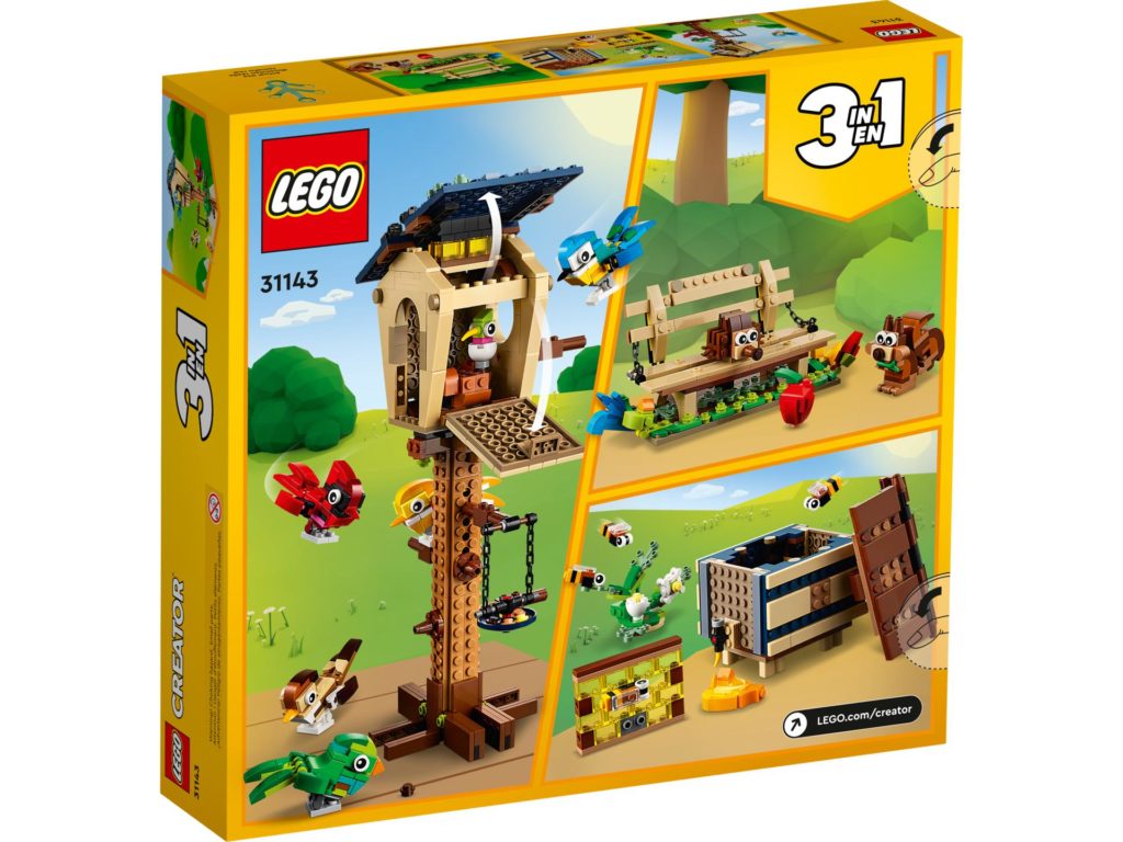 LEGO Creator 3-in-1-Sets 31143 Vogelhäuschen | ©LEGO Gruppe