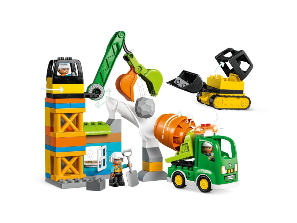 LEGO DUPLO 10990 Baustelle mit Baufahrzeugen | ©LEGO Gruppe