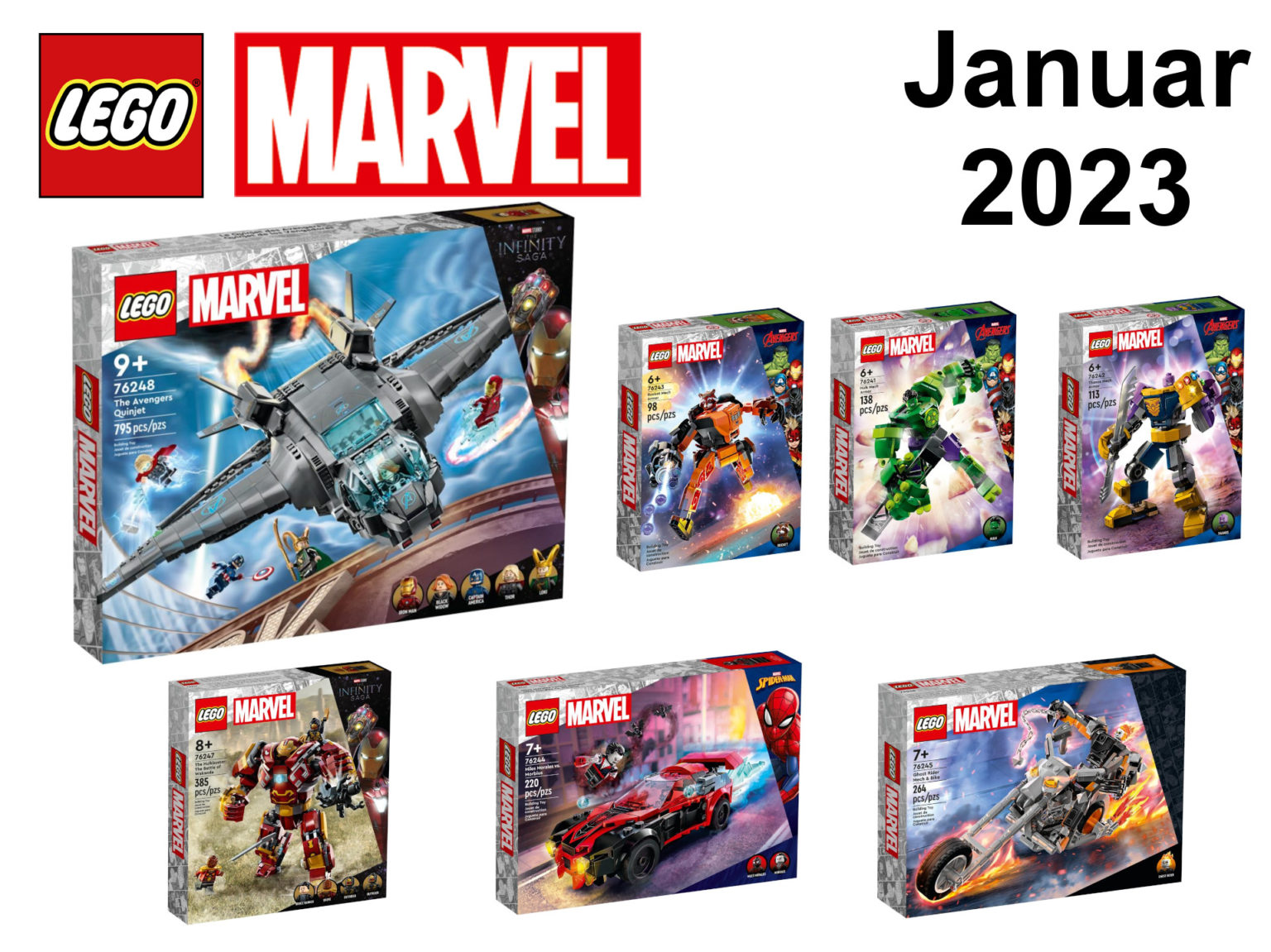 LEGO Marvel Neuheiten Januar 2023 - Brickzeit