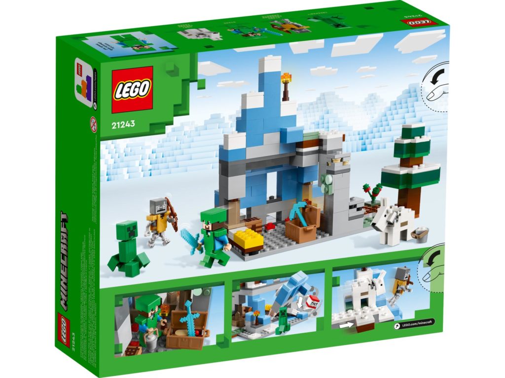 LEGO Minecraft 21243 Die Vereisten Gipfel | ©LEGO Gruppe