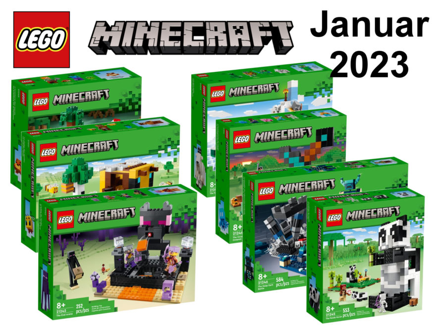 LEGO Minecraft Neuheiten Januar 2023