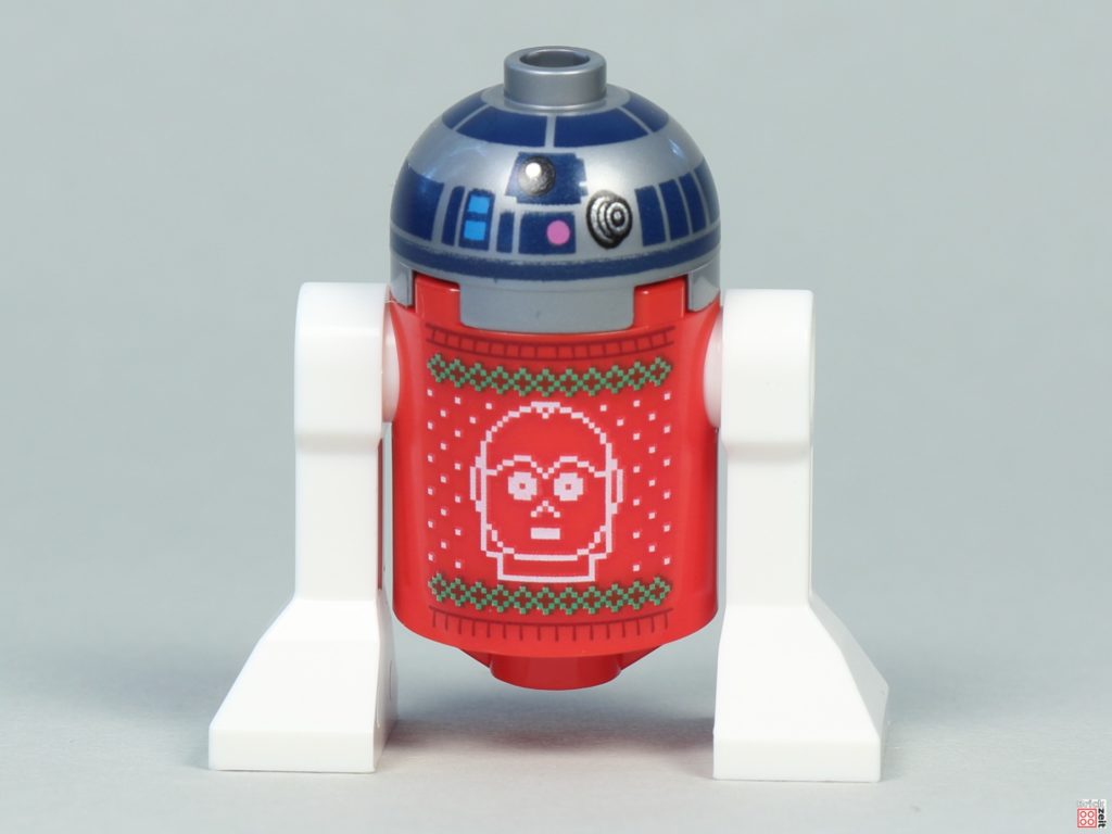 R2-D2 im Weihnachtspulli | ©Brickzeit