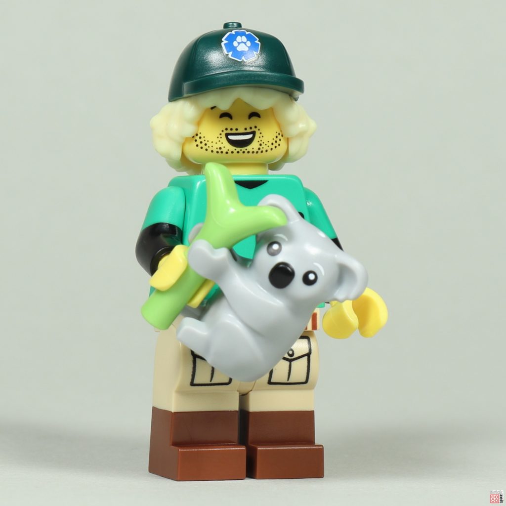 LEGO 71037 - Minifigur 08, Naturschützer mit Koala | ©Brickzeit