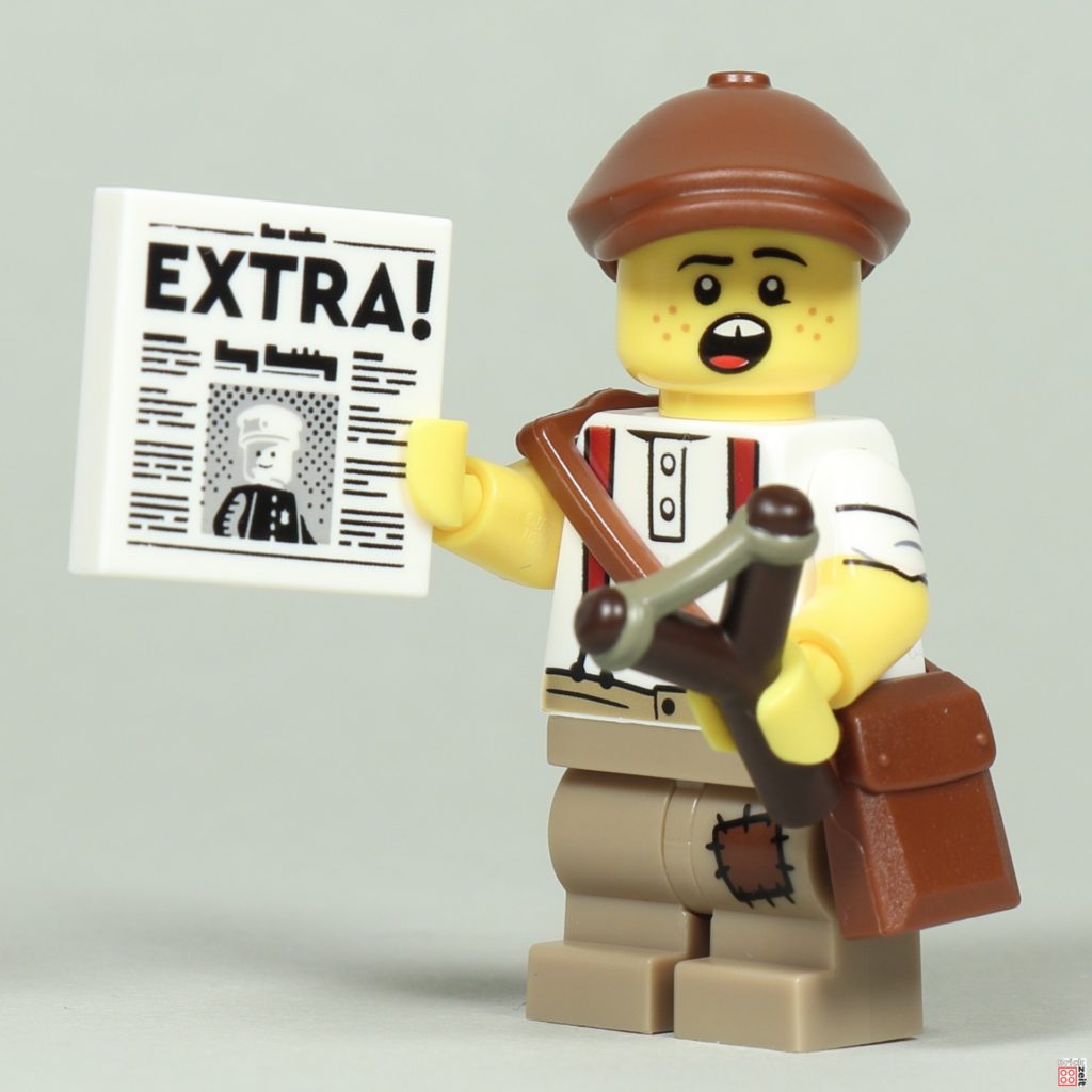 LEGO 71037 - Minifigur 12, Zeitungsjunge | ©Brickzeit