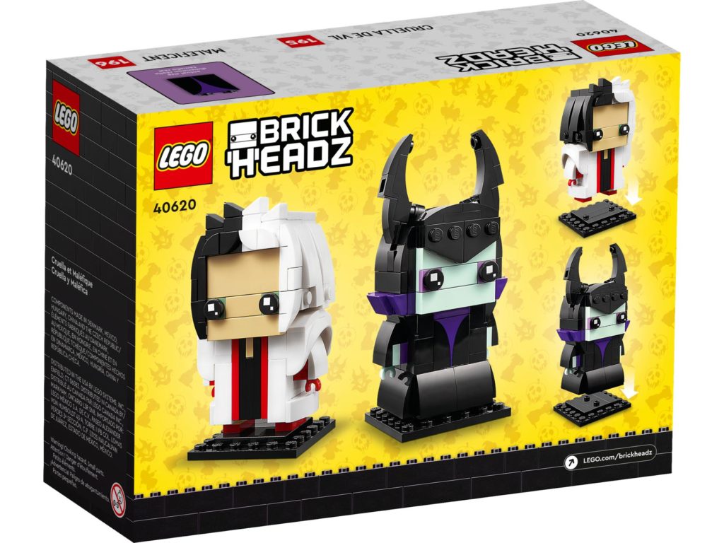 LEGO BrickHeadz 40620 Cruella und Maleficent | ©LEGO Gruppe