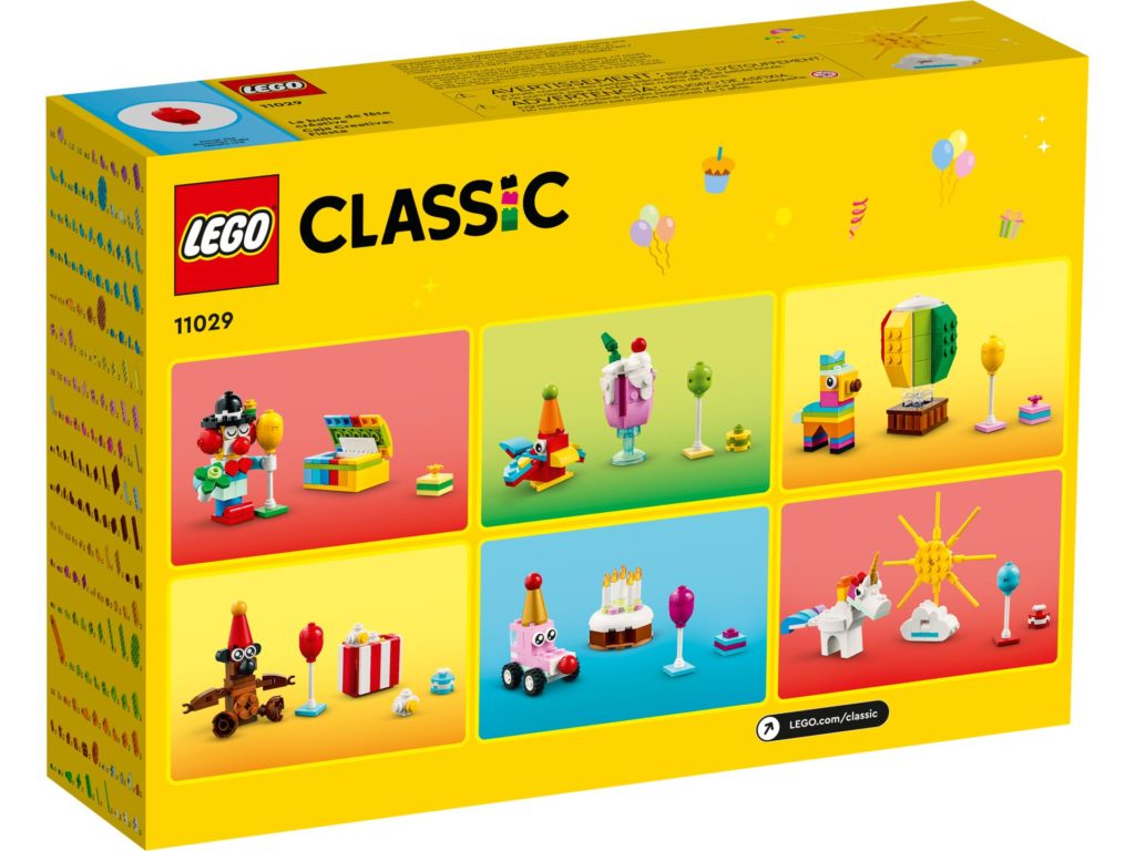 LEGO Classic 11029 Party Kreativ-Bauset | ©LEGO Gruppe