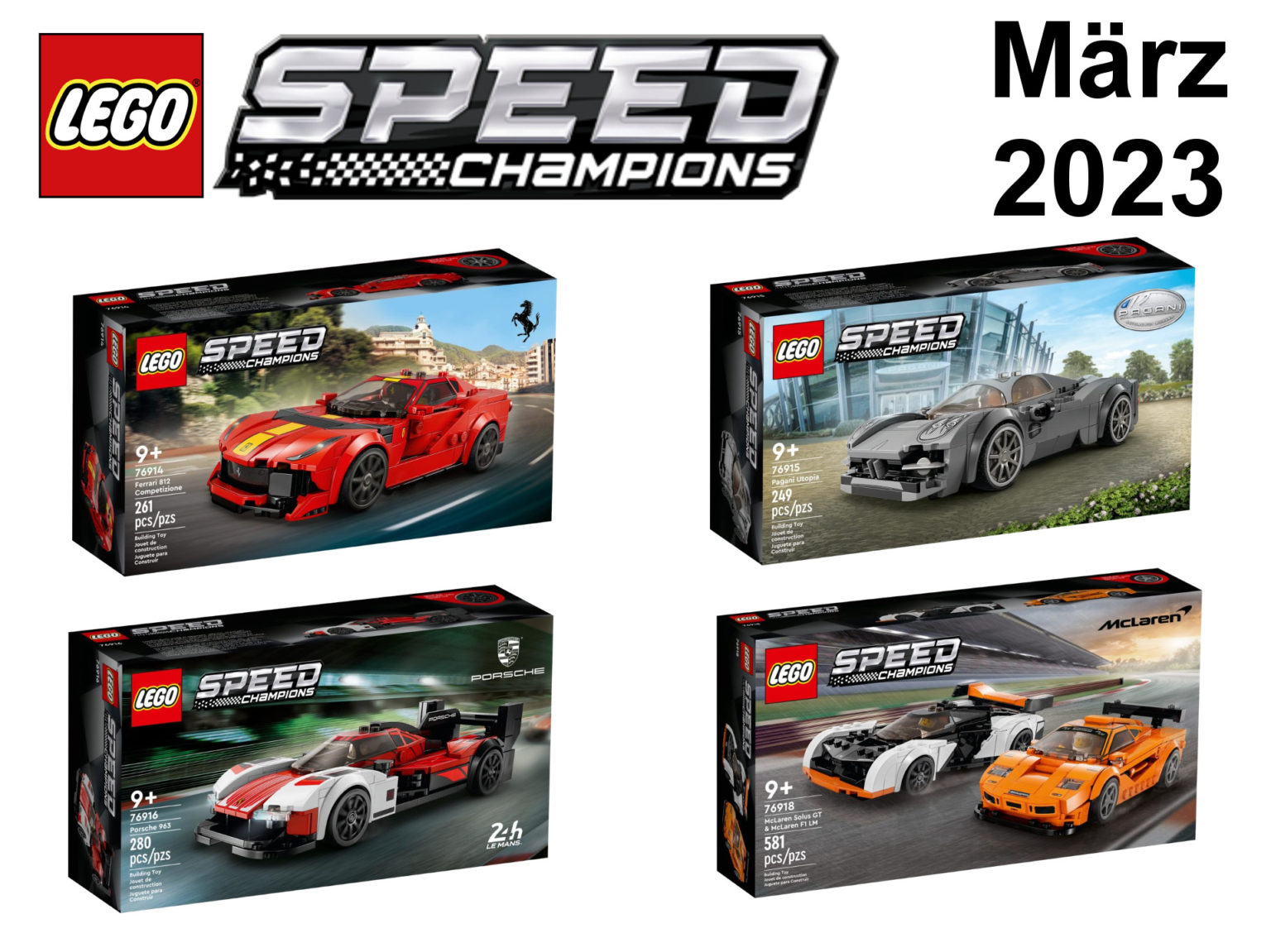 LEGO Speed Champions Neuheiten März 2023 - Brickzeit