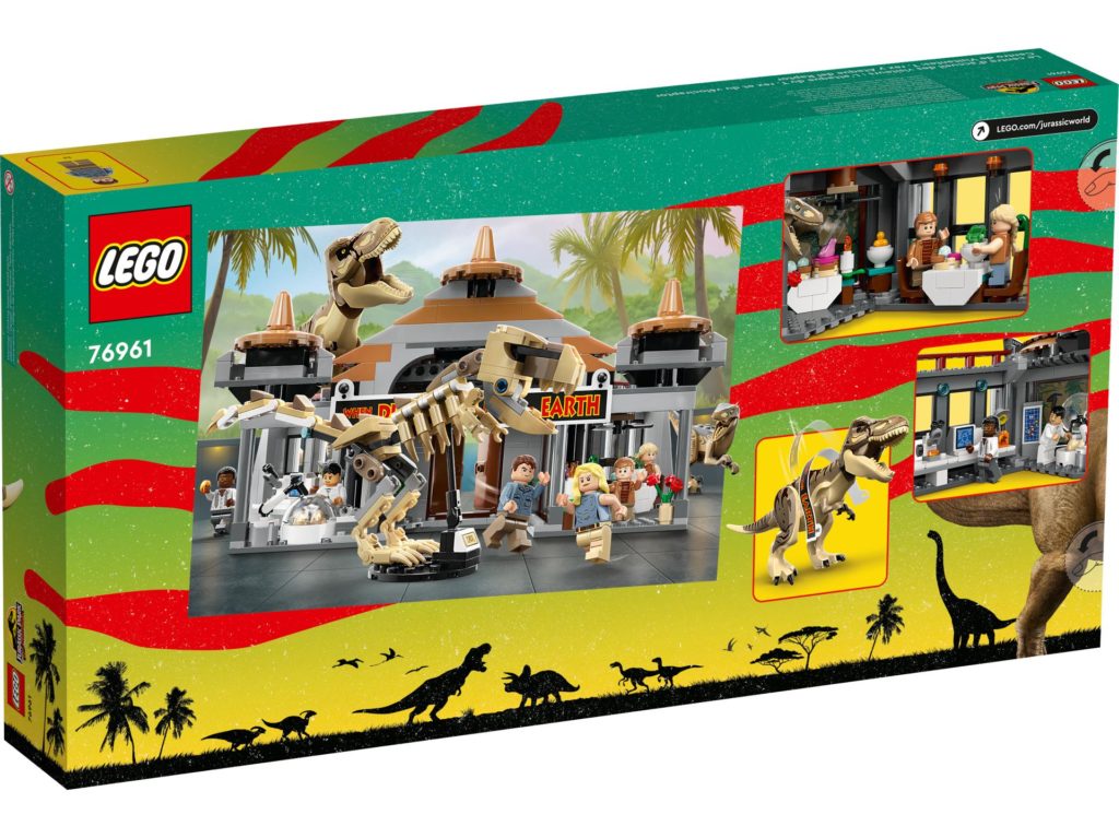 LEGO Jurassic World 76961 Angriff des T. rex und des Raptors aufs Besucherzentrum | ©LEGO Gruppe