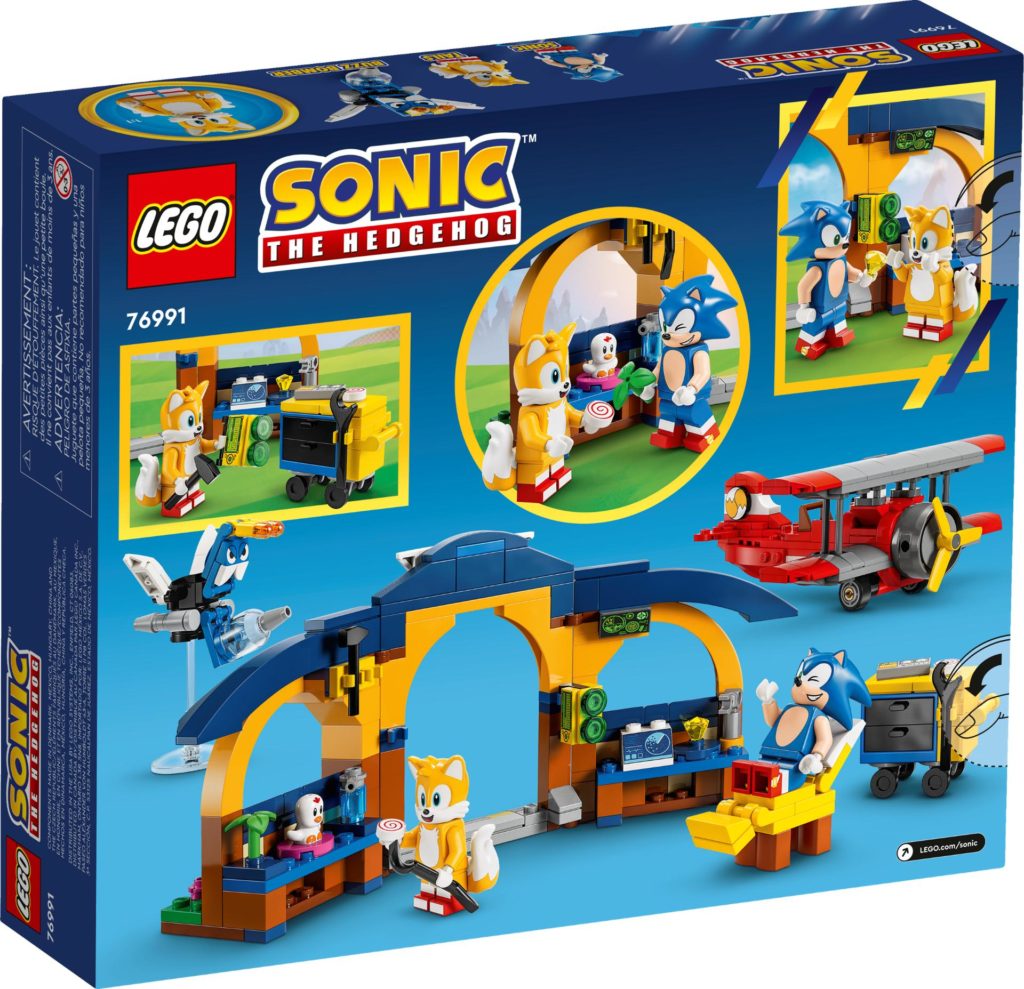 LEGO Sonic the Hedgehog 76991 Tails‘ Tornadoflieger mit Werkstatt | ©LEGO Gruppe