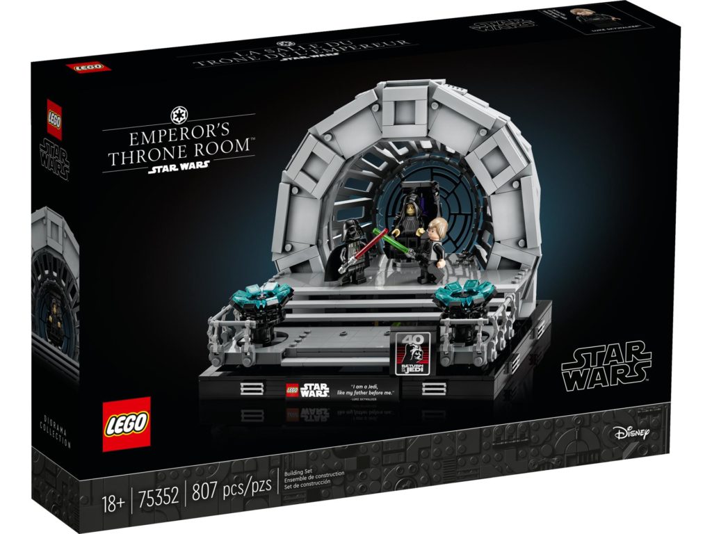 LEGO Star Wars 75352 Thronsaal des Imperators – Diorama | ©LEGO Gruppe