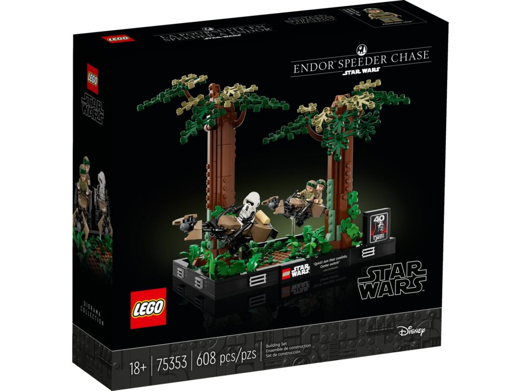 LEGO Star Wars 75353 Verfolgungsjagd auf Endor – Diorama | ©LEGO Gruppe