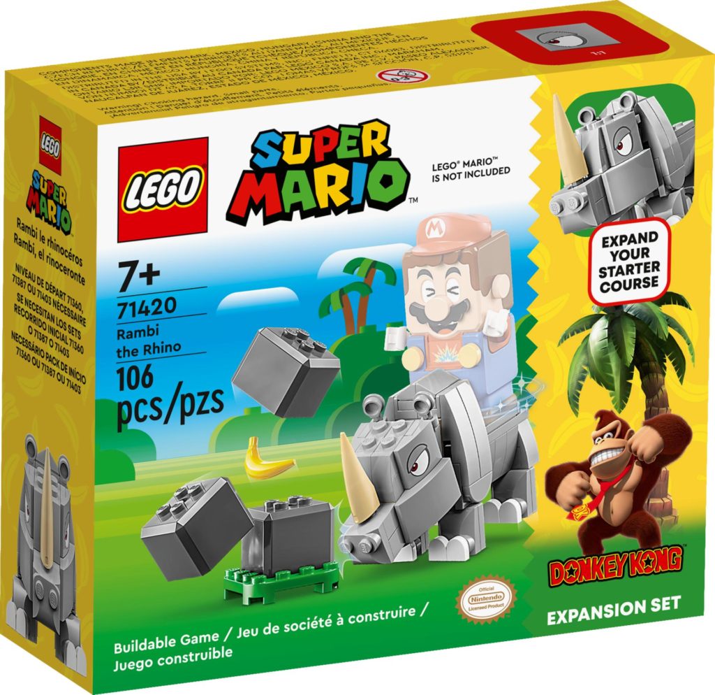 LEGO Super Mario 71420 Rambi das Rhino – Erweiterungsset | ©LEGO Gruppe