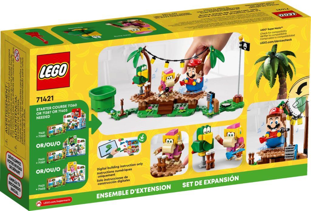LEGO Super Mario 71421 Dixie Kongs Dschungel-Jam – Erweiterungsset | ©LEGO Gruppe