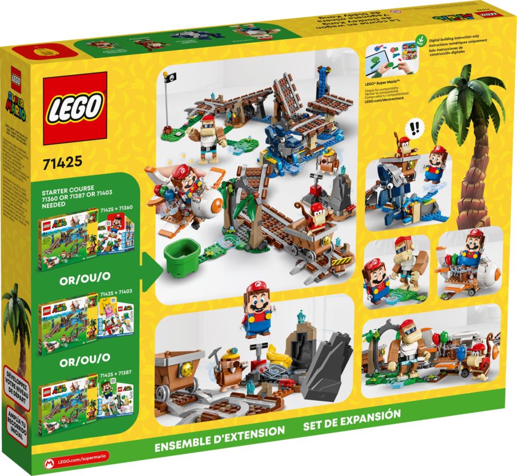 LEGO Super Mario 71425 Diddy Kongs Lorenritt – Erweiterungsset | ©LEGO Gruppe