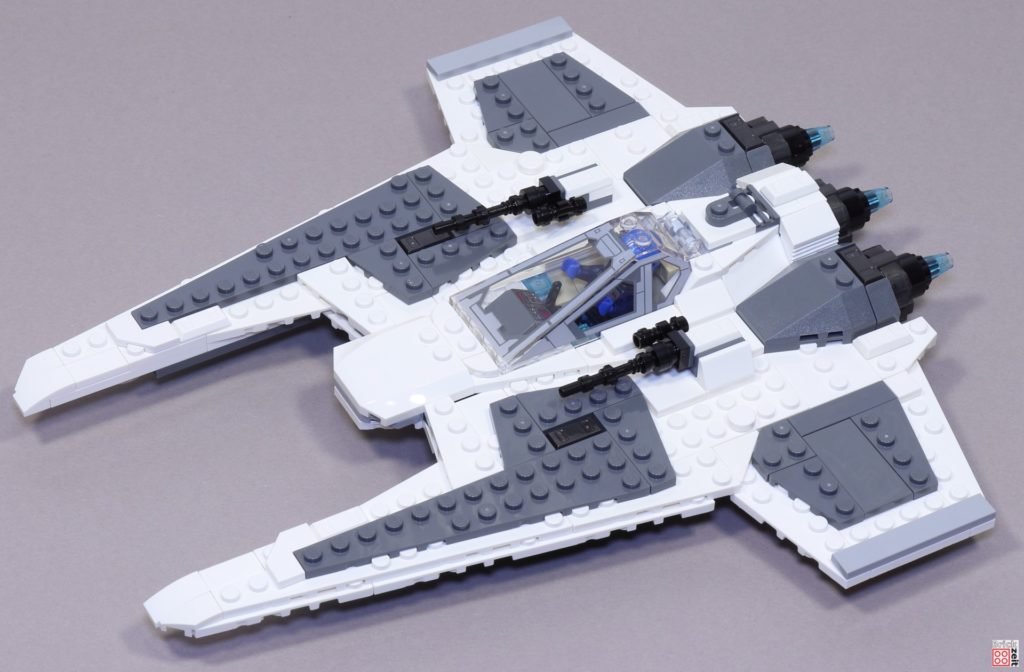 LEGO 7348 - Mandalorian Fang Fighter fertig gebaut | ©Brickzeit