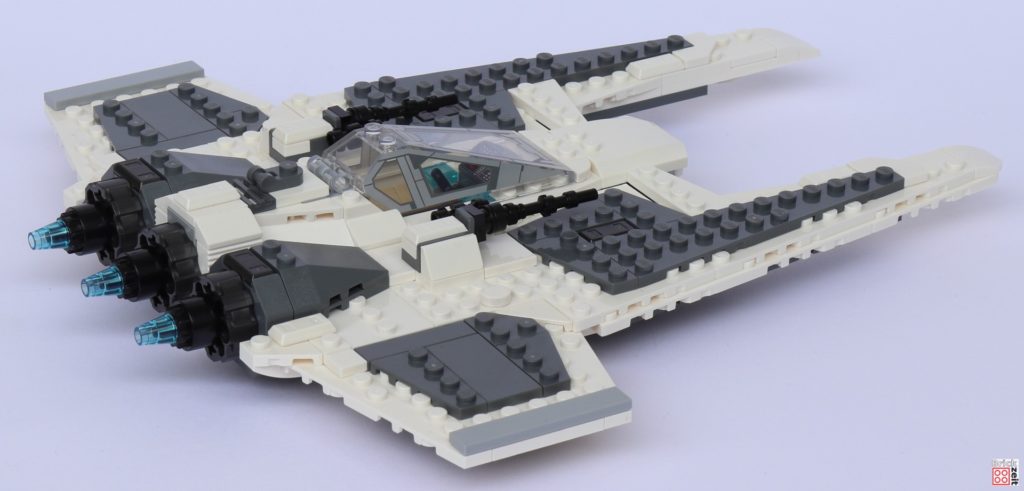 LEGO 7348 - Mandalorian Fang Fighter, rechts-hinten | ©Brickzeit
