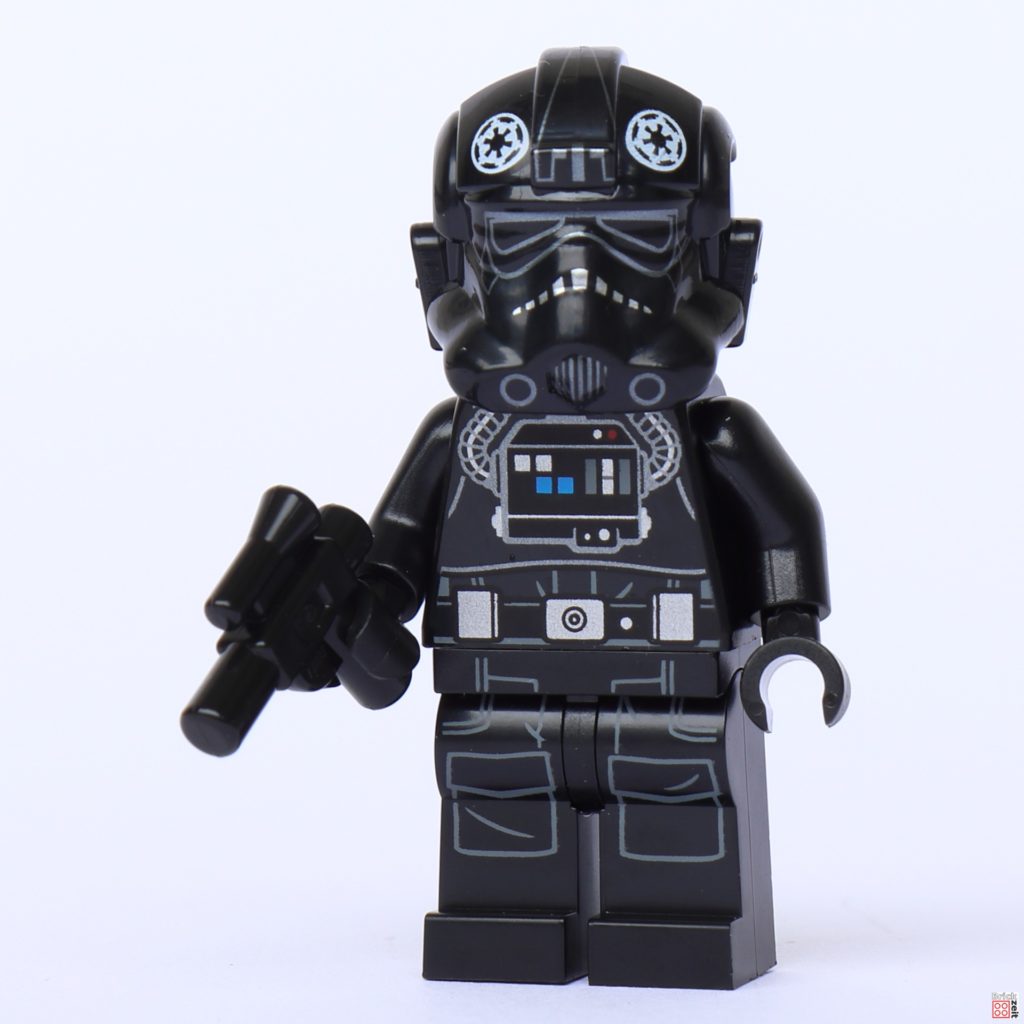 LEGO 75348 - imperialer TIE-Fighter Pilot mit Blaster | ©Brickzeit