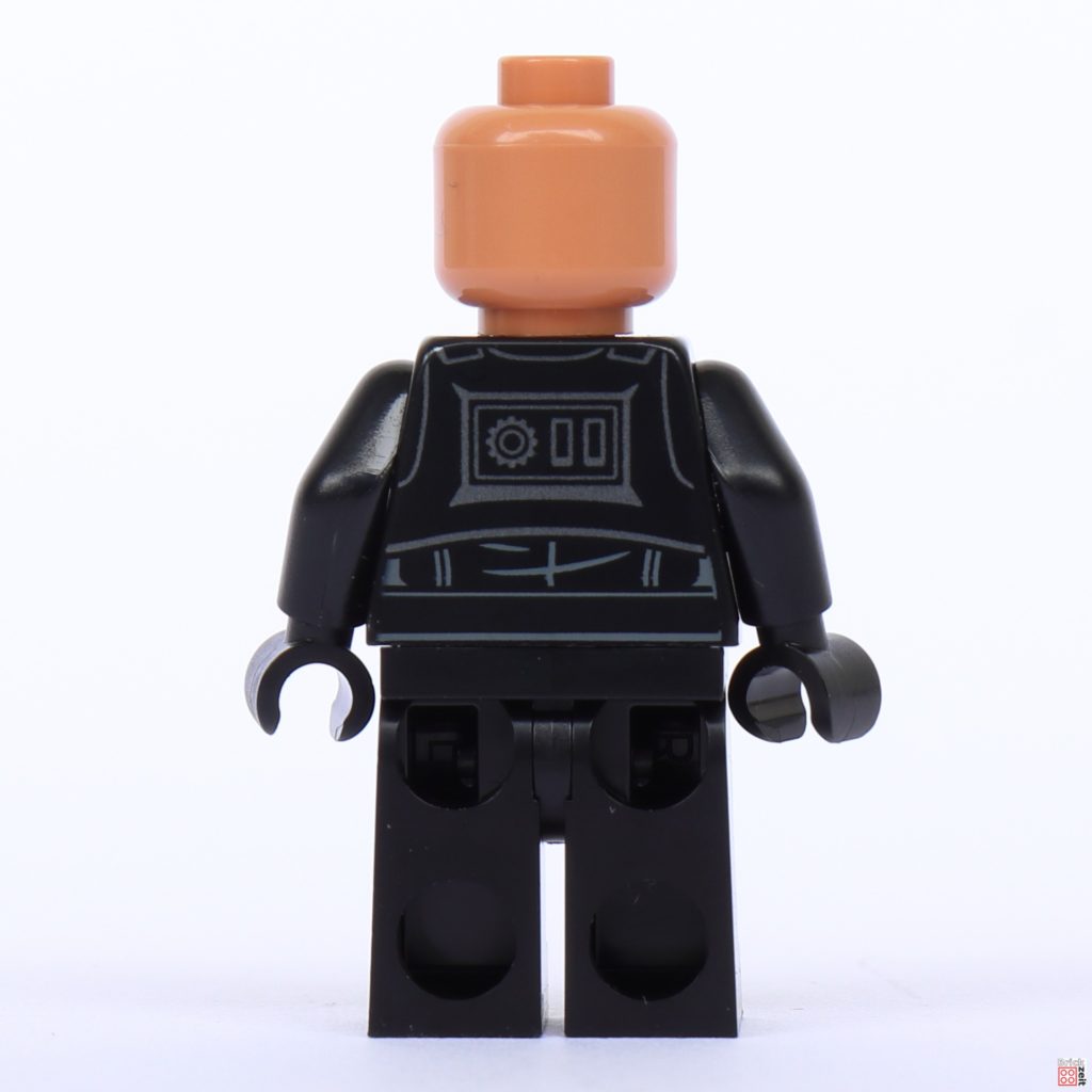 LEGO 75348 - imperialer TIE-Fighter Pilotin, ohne Helm Rückseite | ©Brickzeit
