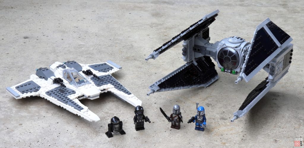 Review - LEGO Star Wars 75348 Mandalorian Fang Fighter vs. TIE-Interceptor | Brickzeit