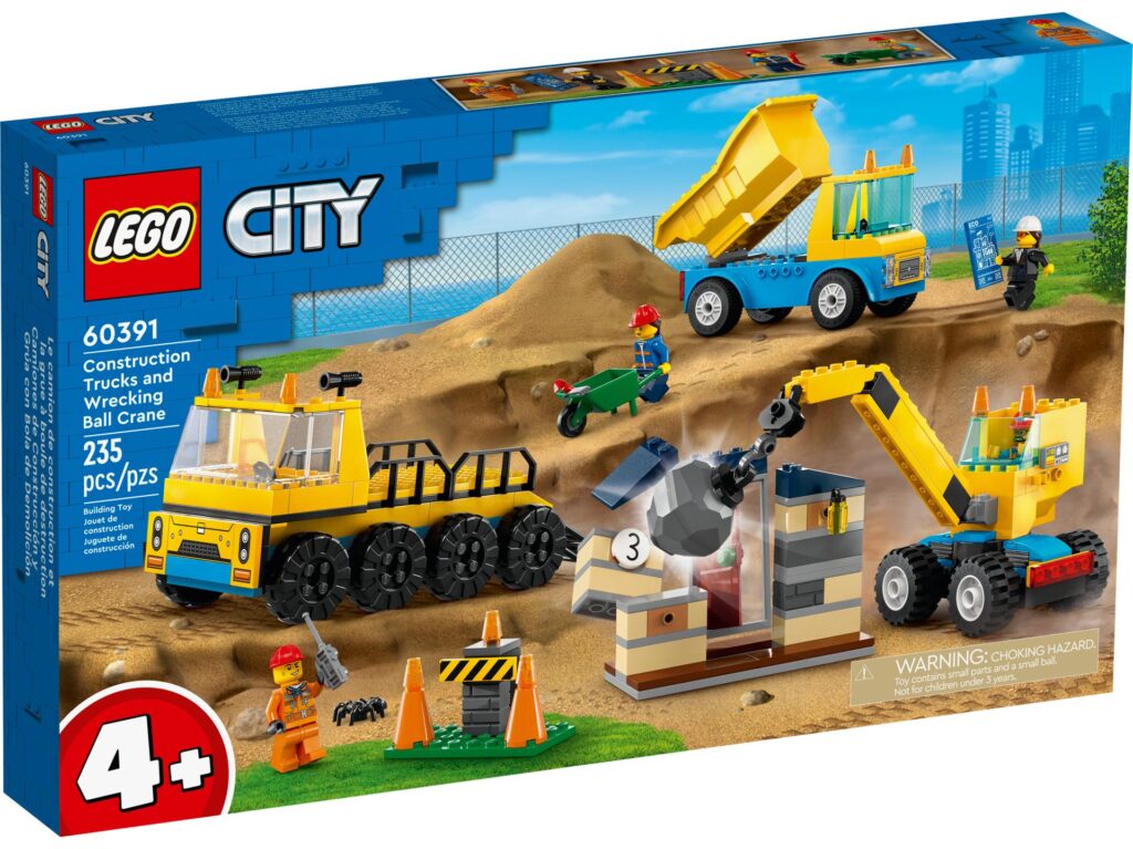 LEGO City 60391 Baufahrzeuge und Kran mit Abrissbirne | ©LEGO Gruppe