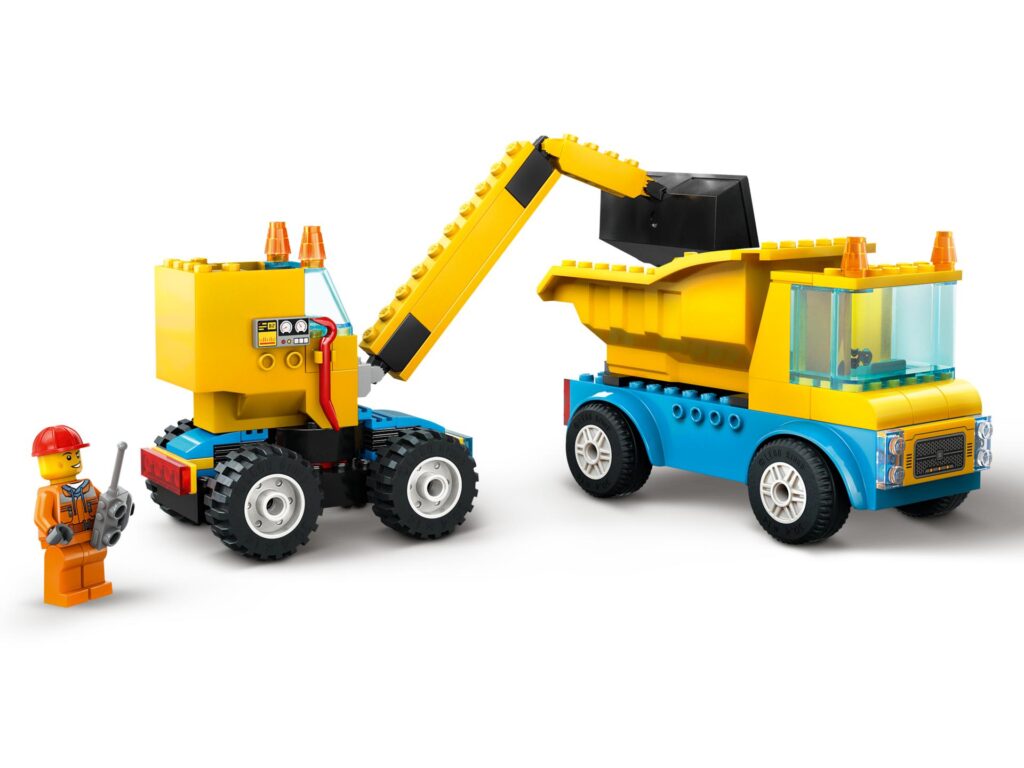 LEGO City 60391 Baufahrzeuge und Kran mit Abrissbirne | ©LEGO Gruppe