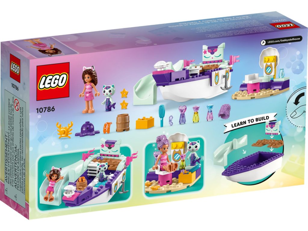 LEGO Gabby's Dollhouse 10786 Gabbys und Meerkätzchens Schiff und Spa | ©LEGO Gruppe