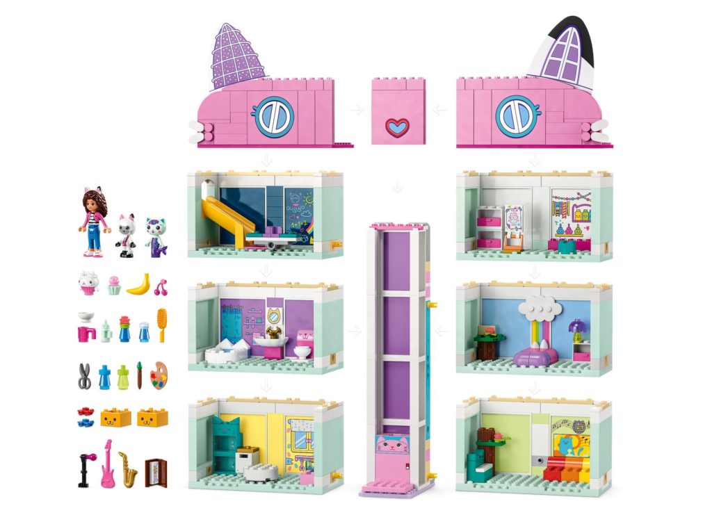 LEGO Gabby's Dollhouse 10788 Gabbys Puppenhaus | ©LEGO Gruppe