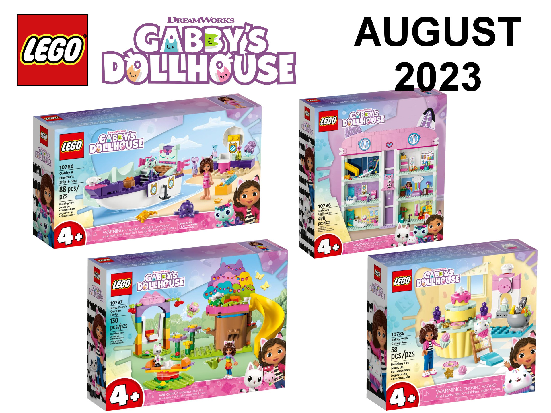▻ Nouveautés LEGO Gabby's Dollhouse 2023 : les visuels officiels